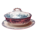Longwy ceramic sauce boat spring model