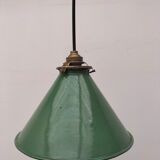 Suspension cone enamelled sheet metal