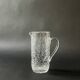 carafe à eau vintage en verre soufflée à la bouche