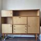 1960s secretary buffet on tapered legs