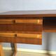 Vintage wooden desk, Scandinavian style, 1970s
