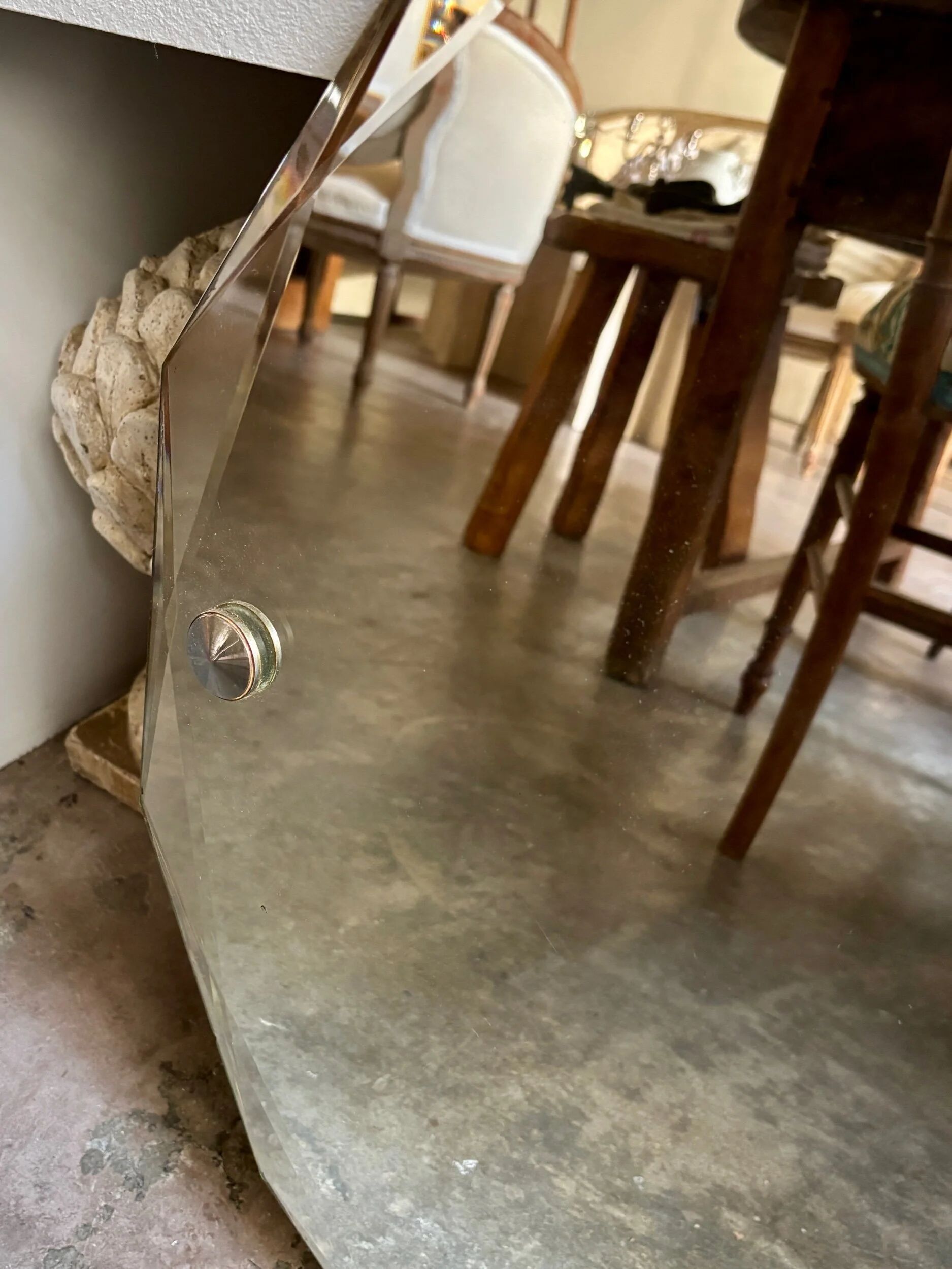 Miroir dodécagonal biseauté ⌀ 60 cm