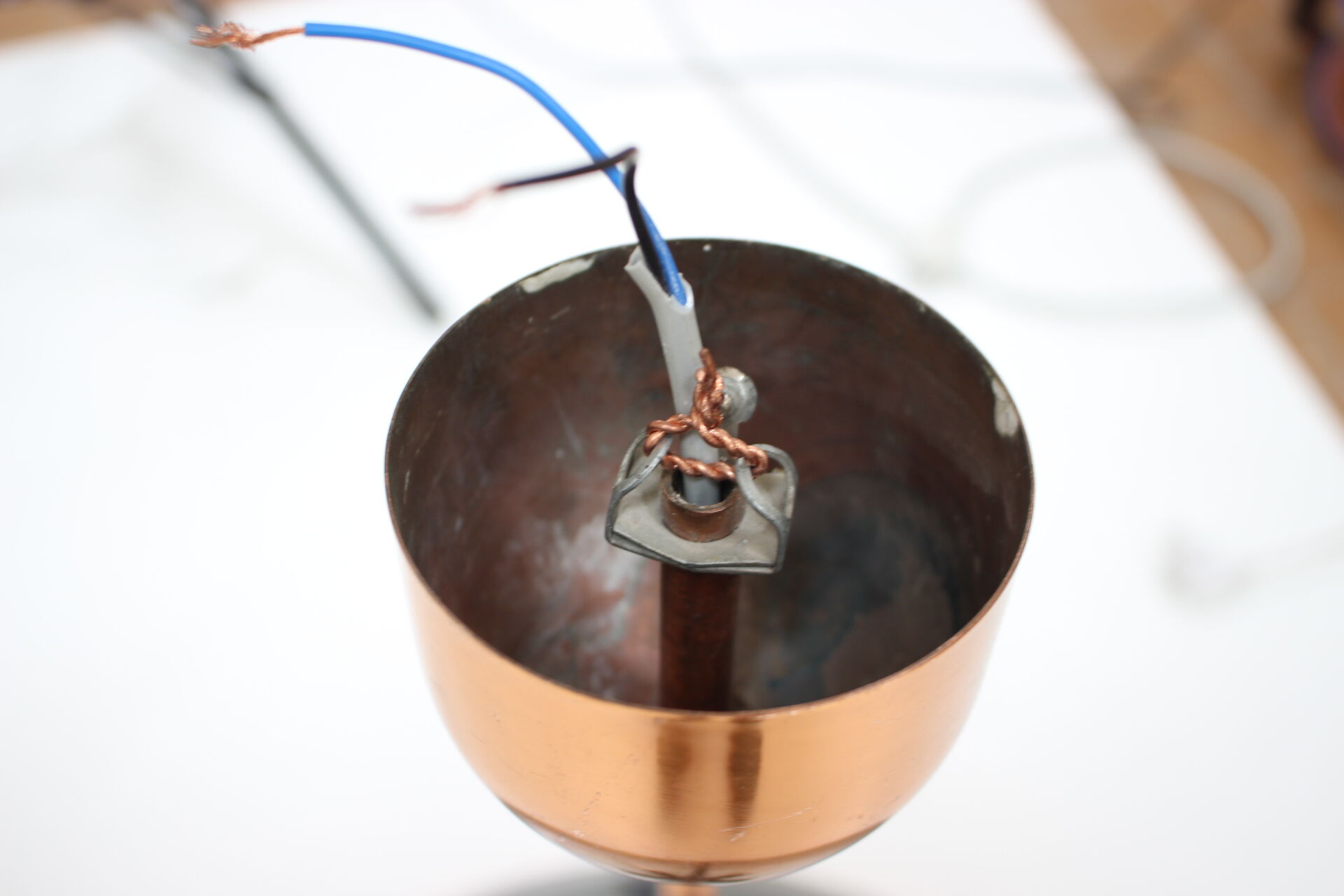 Bauhaus UFO Pendant by Josef Hurka for Napako, 1940s.