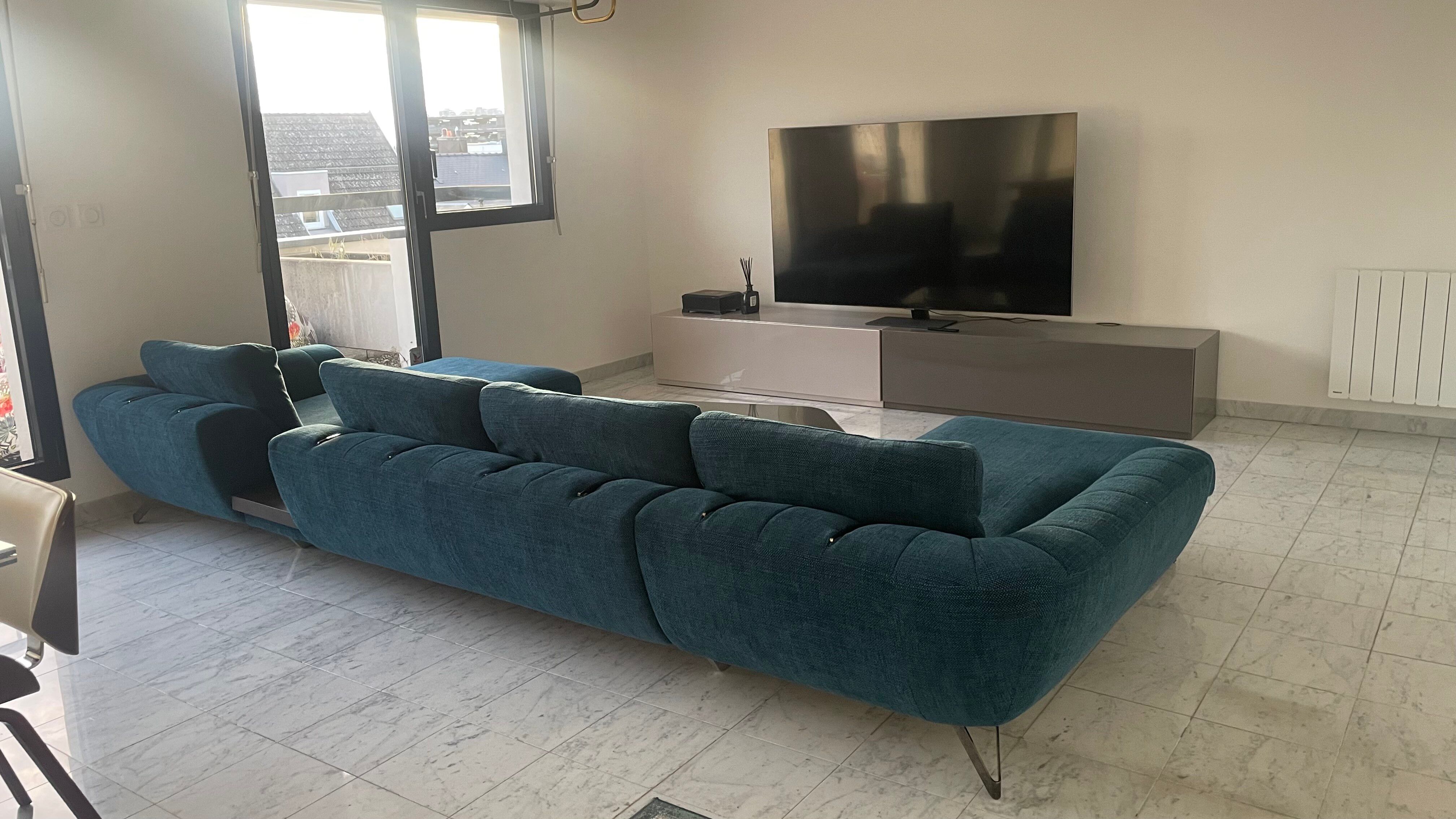 Roche Bobois U-Shaped Character Sofa – Design by Sacha Lakic