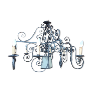 Lustre art nouveau fer