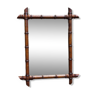 miroir bambou