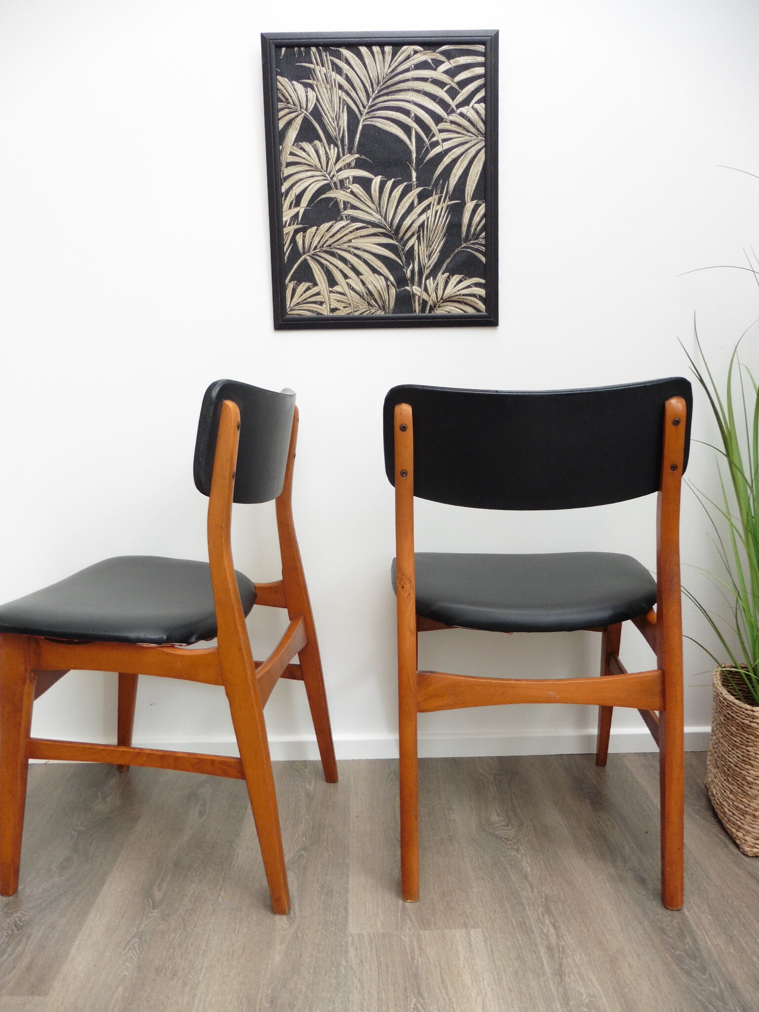Pair of scandinavian style chairs