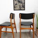 Pair of scandinavian style chairs