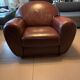 Fauteuil club en cuir steiner