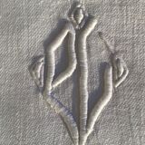 6 pL towels square damask cotton