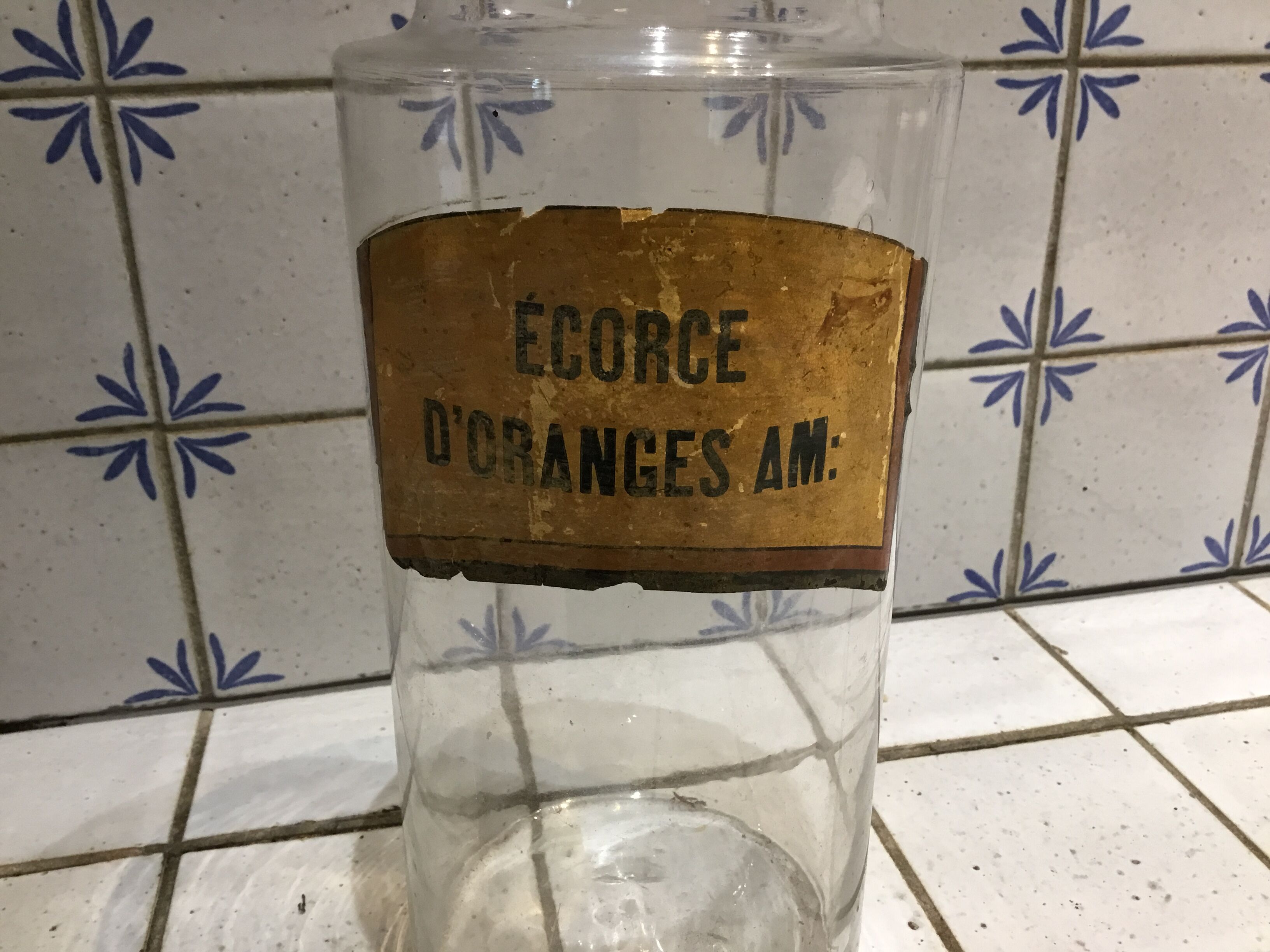 Old pharmacy bottle
