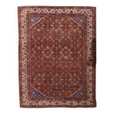 Tapis persan Mahal antique fait à la main, années 1900