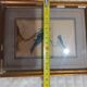 Golden table Blue birds Antique framed, Paris Gallery