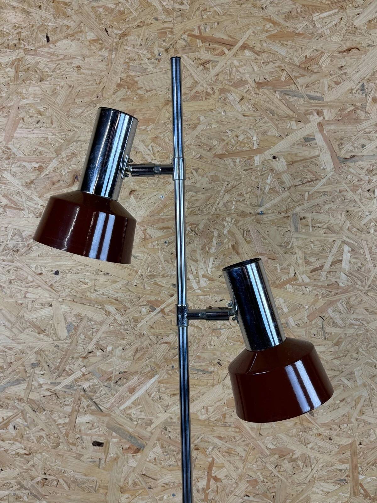 1960s 1970s Floor Lamp in Metal Space Age Design Mid Century