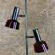 1960s 1970s Floor Lamp in Metal Space Age Design Mid Century