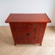 Red wooden Chinese-style storage furniture