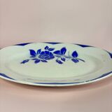 Digoin Sarreguemines dish Corsica model blue