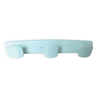 Vintage coat rack "syla" pale green plastic 1970