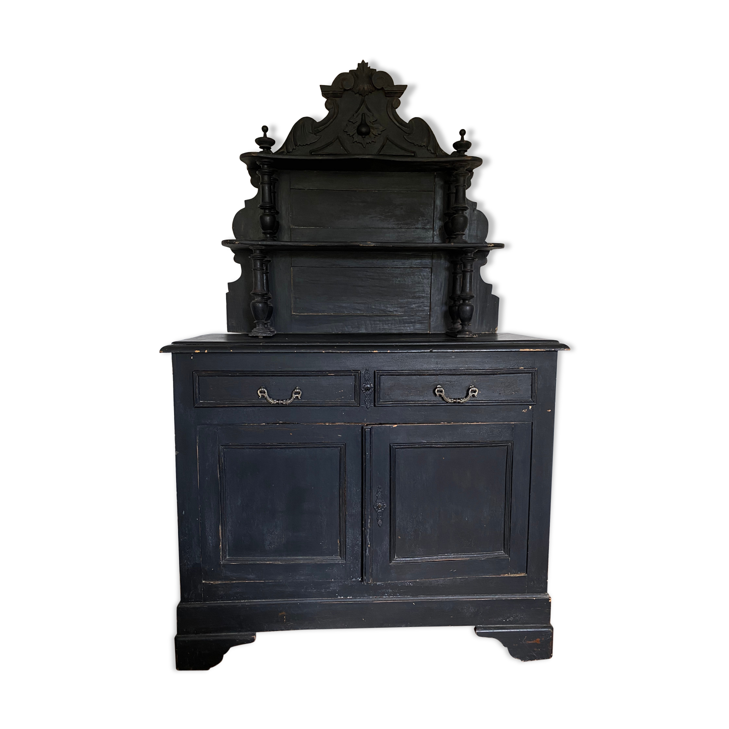 Black wooden buffet