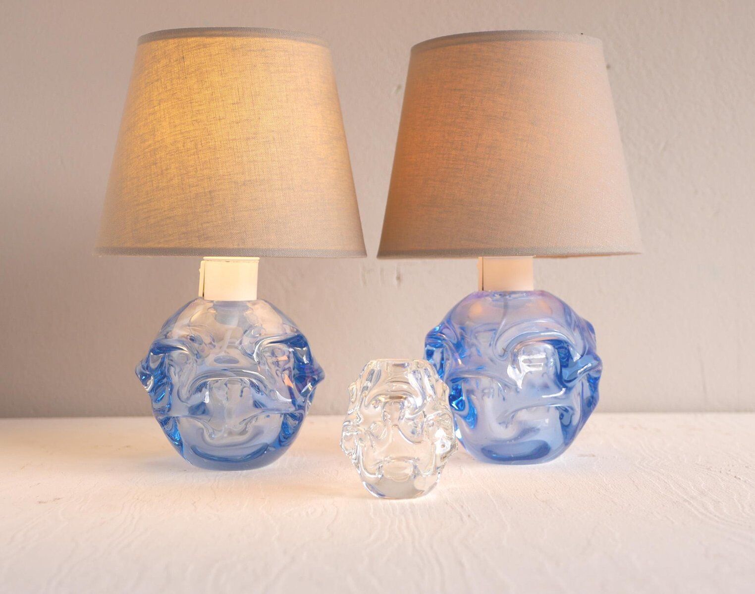 Table lamps by B. Augustsson for Åseda, set of 2
