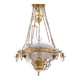 Lustre en laiton de la première moitié du XXe siècle.