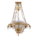 Lustre en laiton de la première moitié du XXe siècle.