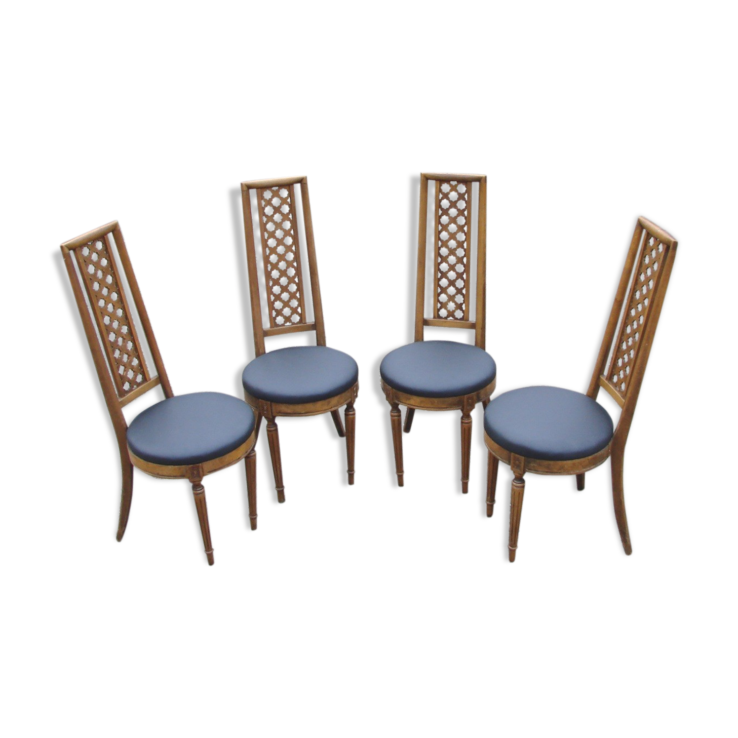 Ensemble de 4 chaises , Jasienica fin des années 60
