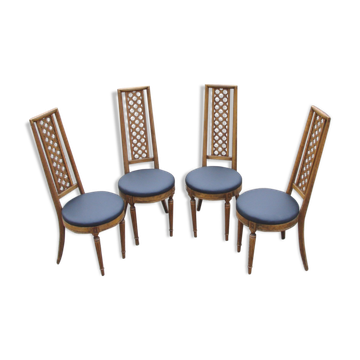 Ensemble de 4 chaises , Jasienica fin des années 60