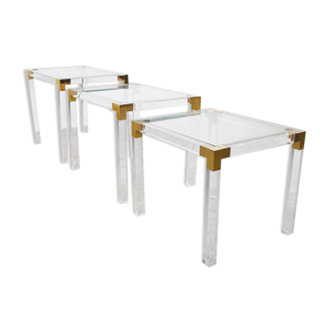 ensemble de 3 tables - 1970