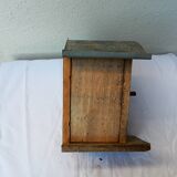 Old wooden and zinc nest box