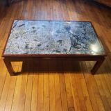 Table basse en granit bleu, 1970-1980