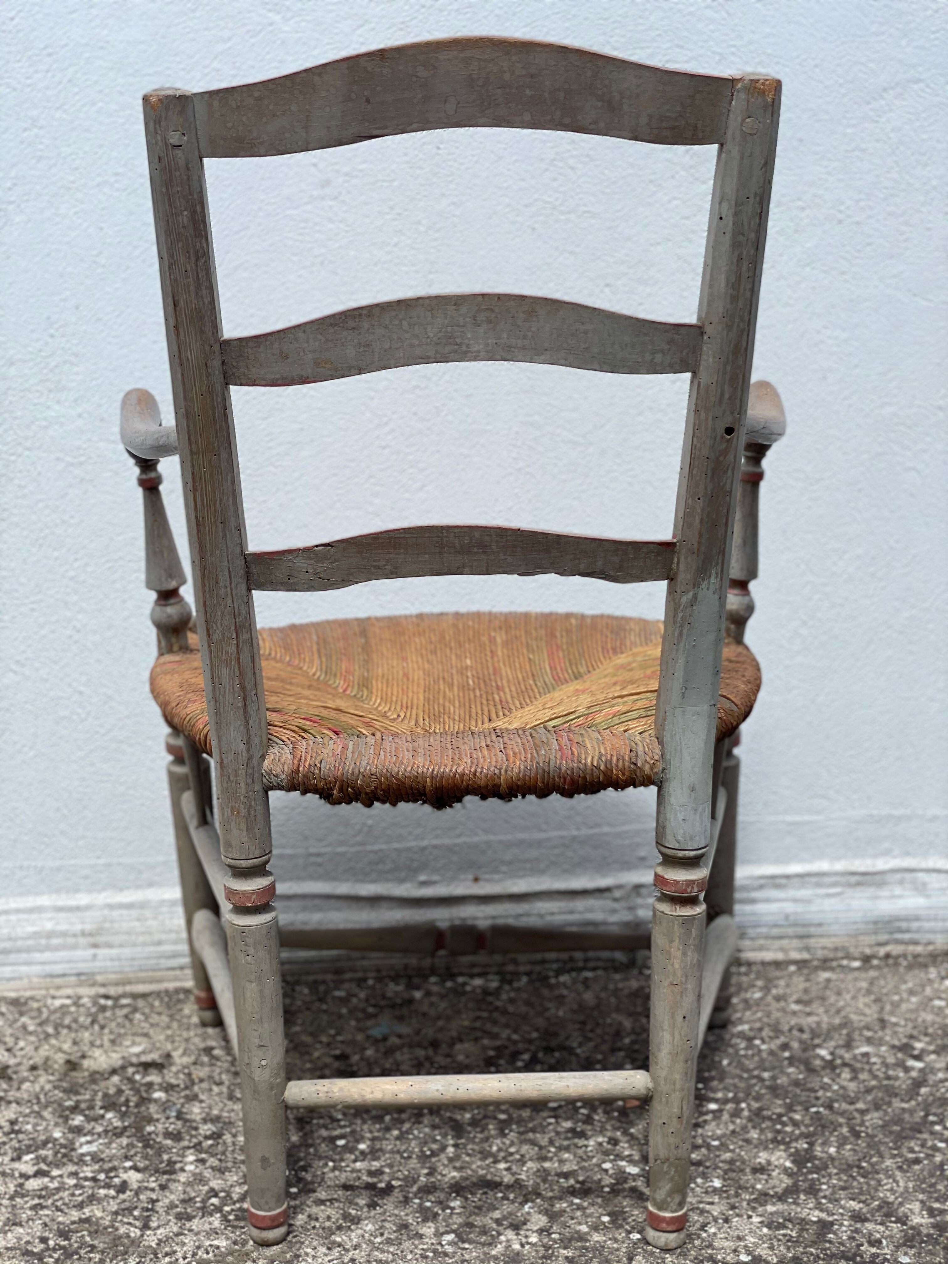 French antique Armchair Louis Philippe style, Provence