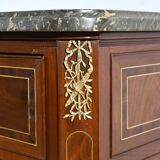 Rare mahogany commode, Louis XVI period – 2nd half of the 18th century.