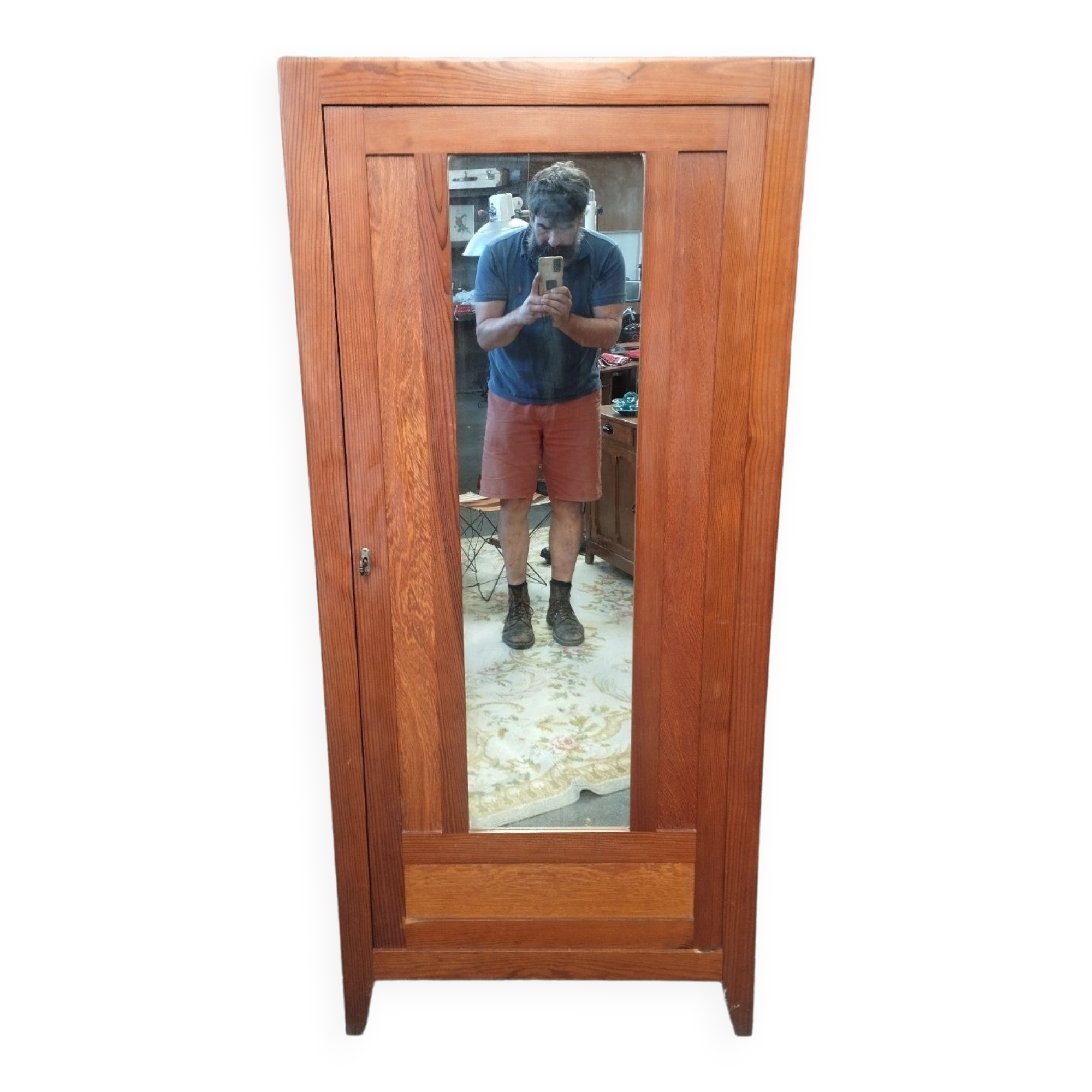 Armoire bonnetière parisienne années 50 60