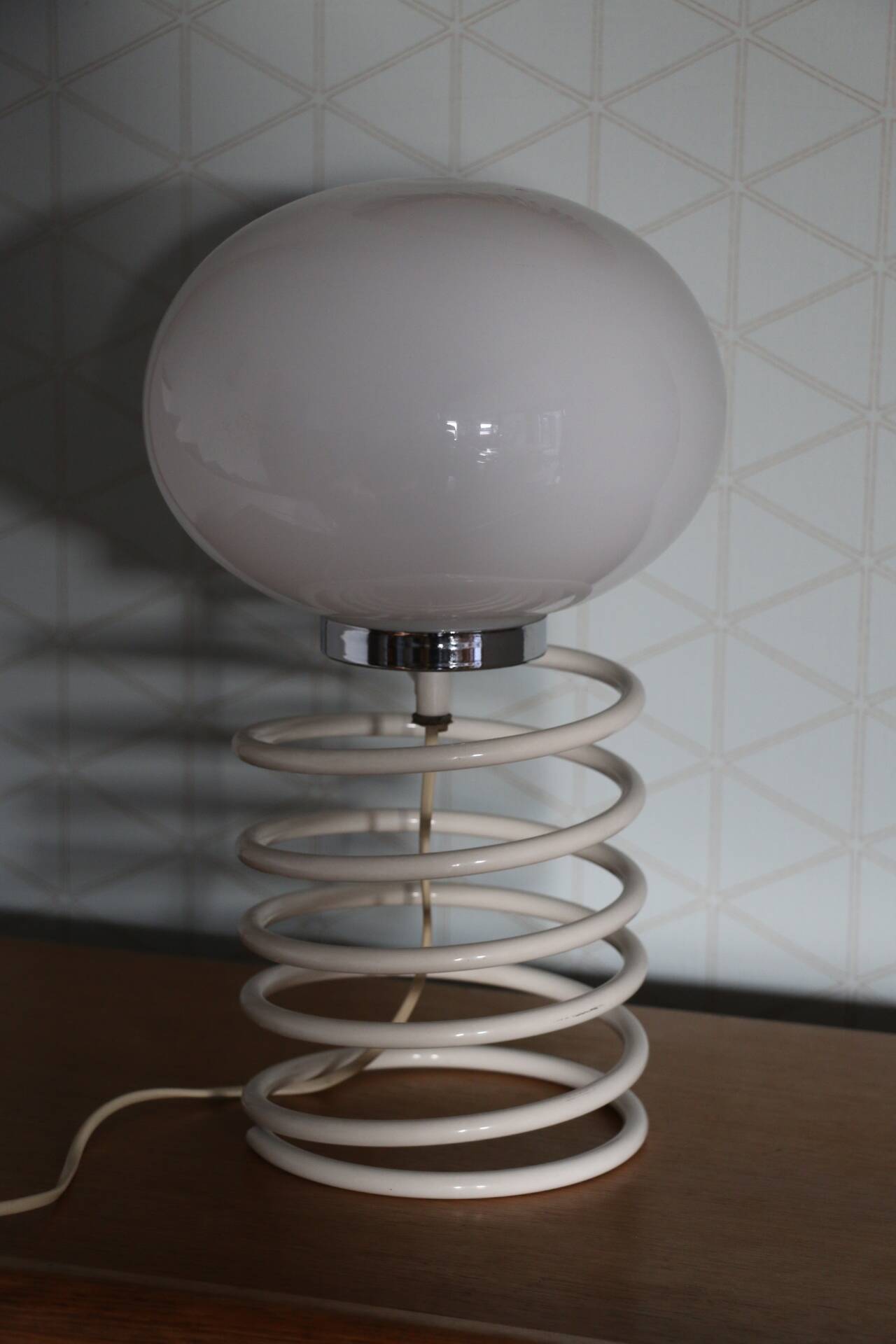 Pair of ingo maurer "spring" lamps