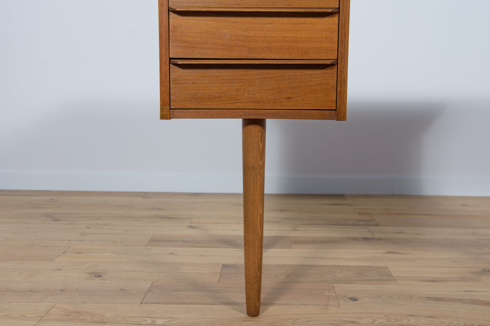 Mid-Century Freestanding Teak Desk, 1960s