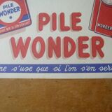 Advertising poster 1950s pile wonder