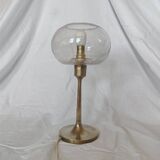 Sciolari style brass and glass lamp, 1970