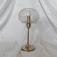 Sciolari style brass and glass lamp, 1970