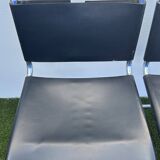 Paire de chaises MR 10 avec lacets Mies Van der Rohe, Knoll International