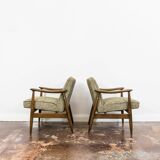 Customizable Pair Of Restored Mid Century Armchairs, 1960s