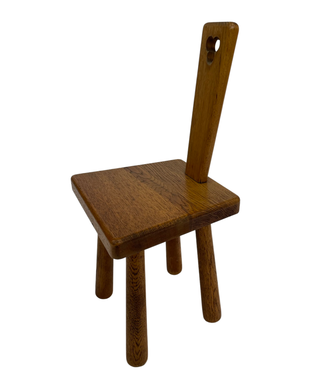 Vintage Spanish chair / stool 70s design brutalist