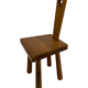 Vintage Spanish chair / stool 70s design brutalist
