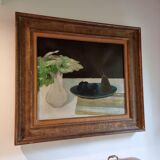 Oil on canvas, still life by René Genis
