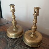 Bougeoirs en bronze