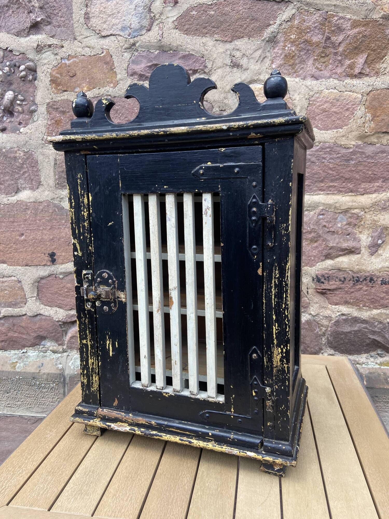 Egg cabinet 1930 wall vintage bohemian deco french food spices eggs wall cupboard