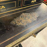 Napoleon III desk in blackened wood