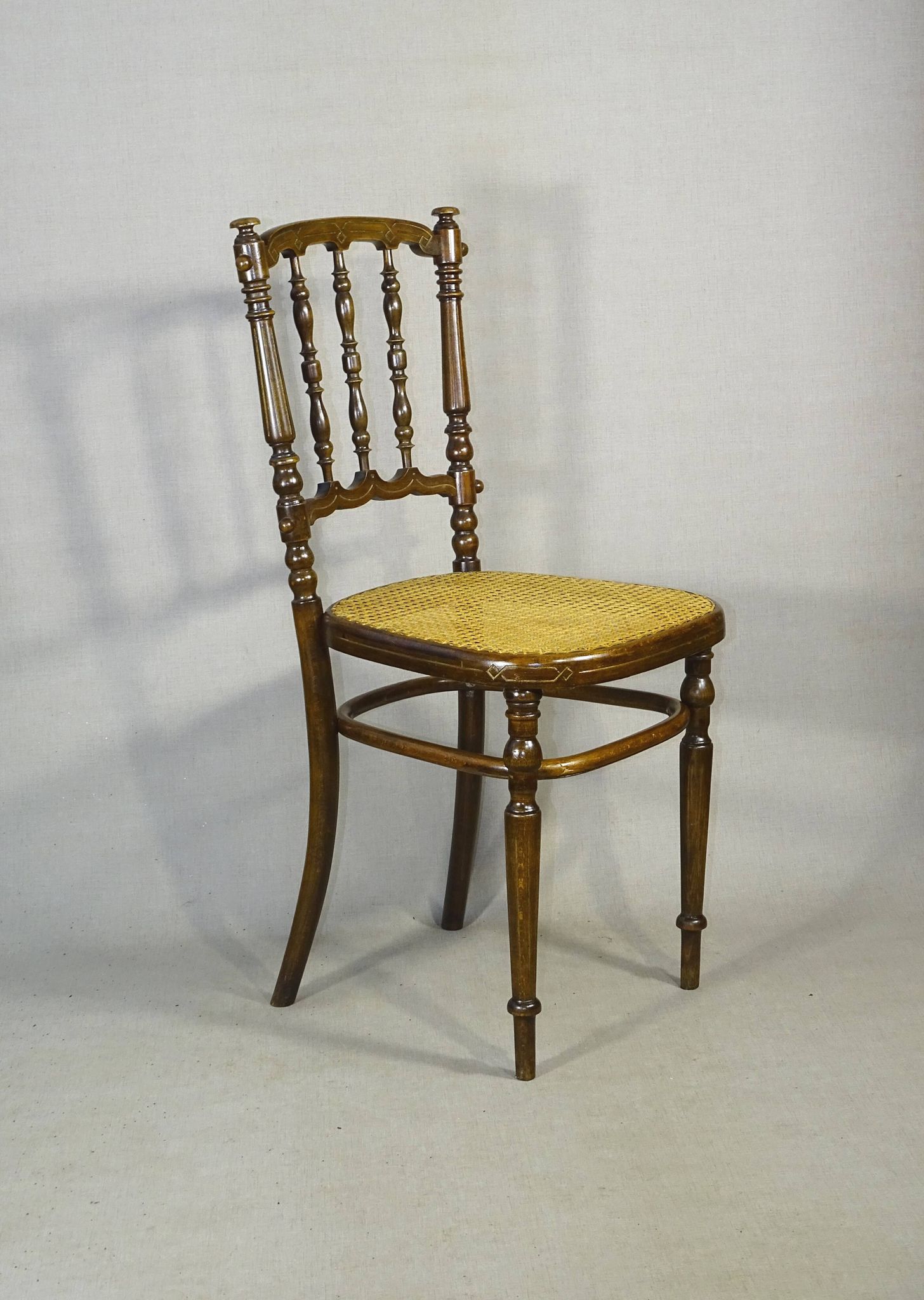 Fischel chair, Napoleon III type Bent wood, circa 1900 - bistro -Canadian-