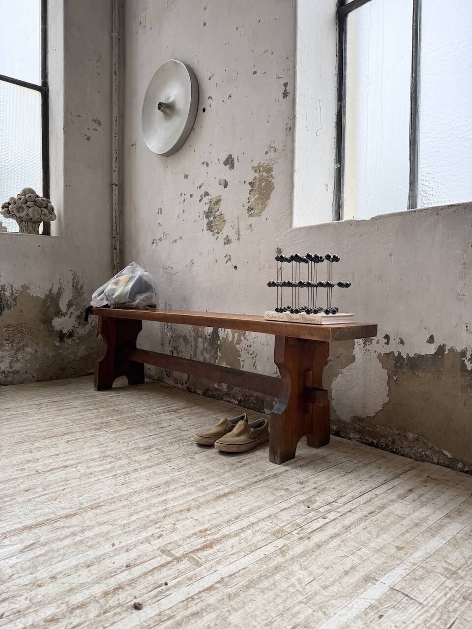 Walnut bench 1900 175cm