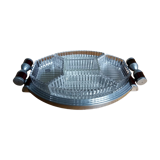 Durinox art deco mirror aperitif tray